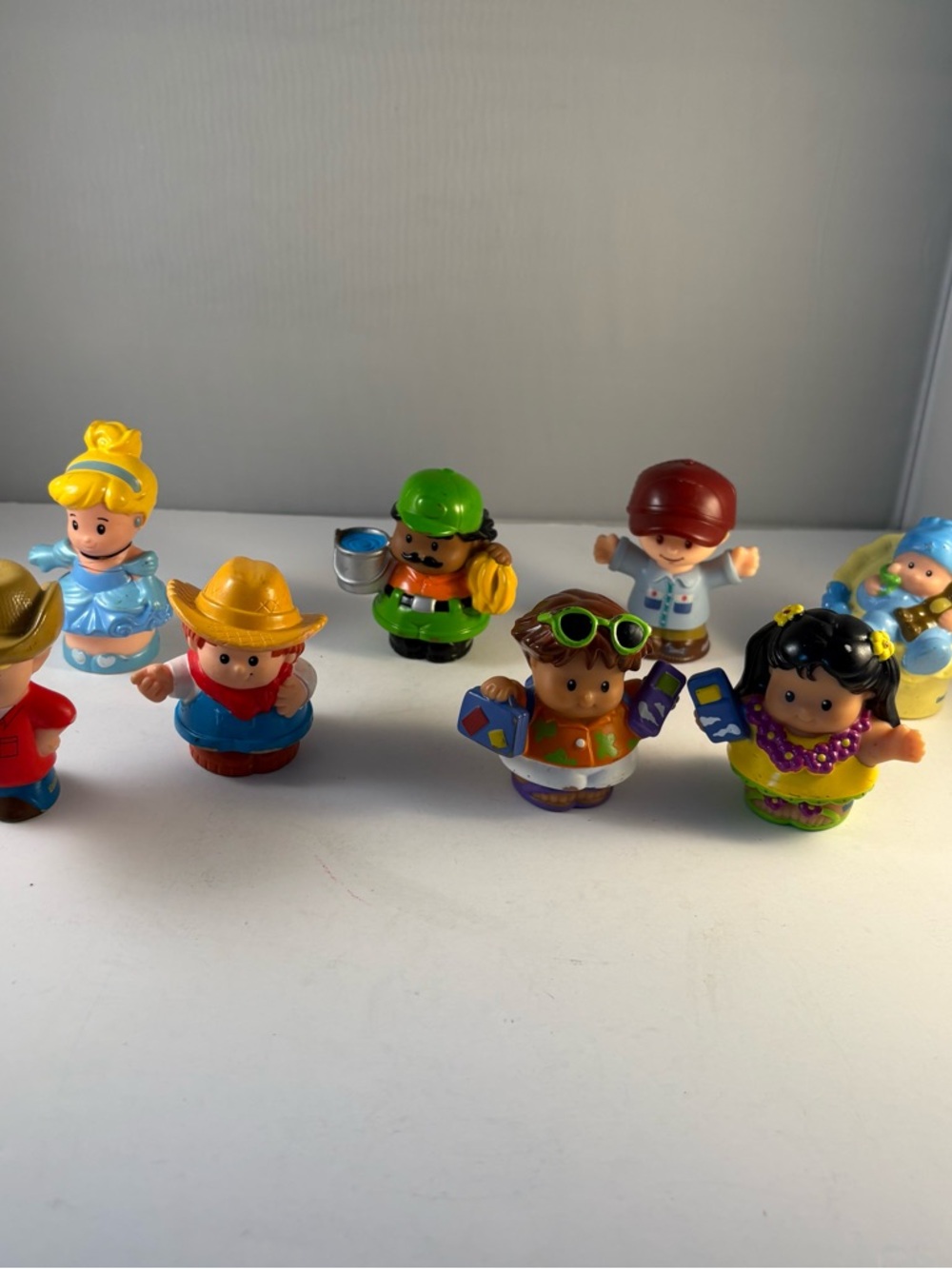 8 Fisher Price Little People Vacation Couple Cowboy Farmer Zookeeper Baby Boy